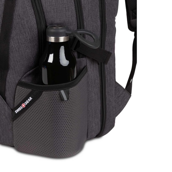 Swissgear 3760 ScanSmart Laptop Backpack      Black/gray color - Picture 4 of 7